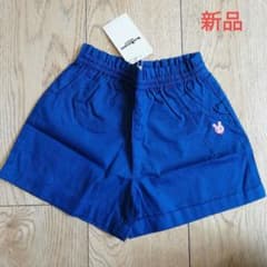 新品未使用 ミキハウス ホットビスケッツ ショートパンツ 100 ネイビー