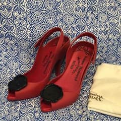 Vivienne Westwood メリッサ  パンプス 赤×黒のサムネイル