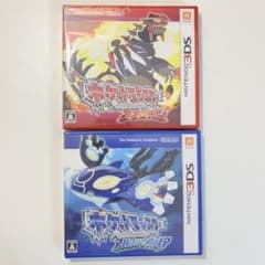 新品未開封】ポケットモンスター オメガルビー アルファサファイア 2本