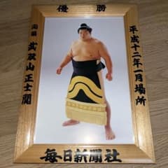 優勝額　平成12年1月場所　関脇武双山　大相撲のサムネイル