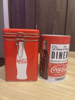 Coca-Cola コカ・コーラ 缶 貯金箱 2点セット - メルカリ