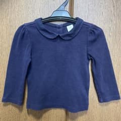 baby GAP 長袖カットソー 襟付き ネイビー 18-24mのサムネイル
