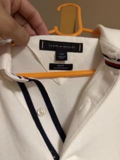 TOMMY HILFIGER ポロシャツ ホワイト Lサイズのサムネイル