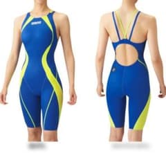 レディース 競泳水着 M　レーシングワンピーススパッツ オープンバックのサムネイル