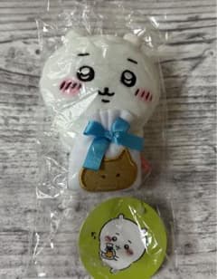 ちいかわ　デスクトップから見守るひっかけぬいぐるみ　ほめられリボンクッキーのサムネイル