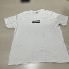 ぐ*る様 Supreme ボックスロゴ Tシャツ ホワイト XXLのサムネイル