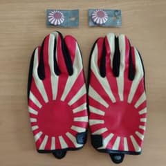 【新品】旭日旗のバイクグローブ◆ M◆HEAVY スマホ対応のサムネイル