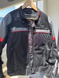 KOMINE バイクジャケット XL フルメッシュ ブラック/レッドのサムネイル