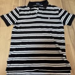Polo by Ralph Lauren ボーダー ポロシャツ ブラックのサムネイル
