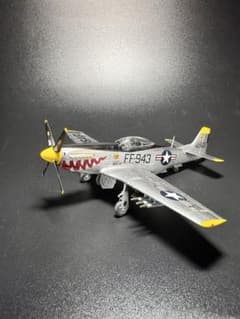#作品No18 アメリカ陸軍 F-51D マスタング プラモデル 組立塗装済 作品No18 アメリカ陸軍 F-51D マスタング プラモデル 組立塗装済