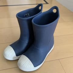 専用　レインブーツ　ネイビー　クロックス　19㎝のサムネイル