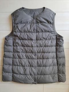 無印良品　軽量ダウン ポケッタブル ダウンベスト　(帯電防止裏地)　Lサイズ