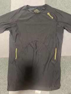 SKINS A400 XXL メンズ コンプレッション 長袖 ブラック イエローのサムネイル