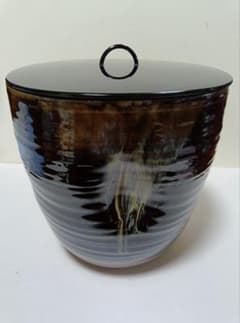 アンティーク品　茶道具　水指　高取喜恵作 高取喜恵 作 茶道具 水指し 蓋付き - メルカリ