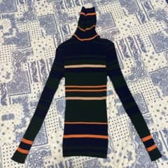 giugiu リブタートルネックセーター マルチカラーのサムネイル