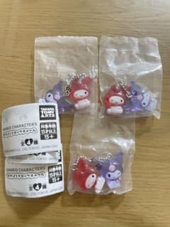 サンリオキャラクターズなかよしドロップチャーム　マイメロクロミ3つセット値下げ中のサムネイル