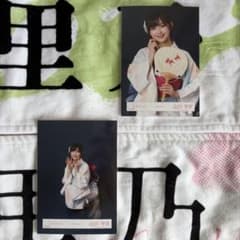 櫻坂46 山川宇衣 浴衣 生写真 2種(チュウ、座り)のサムネイル
