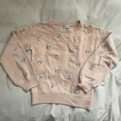 Lindsay 花柄刺繍 ピンク ニットのサムネイル