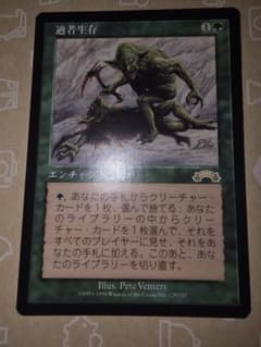 美品 適者生存 マジック：ザ・ギャザリング 日本語版 - メルカリ