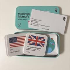 フライングタイガー　Vendespil Memory game 国旗カードゲームのサムネイル
