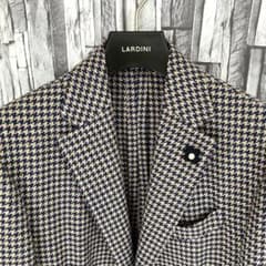 LARDINIラルディーニExclusveジャケット・マルチカラー千鳥格子・50 LARDINIラルディーニExclusveジャケット・マルチカラー千鳥格子・50