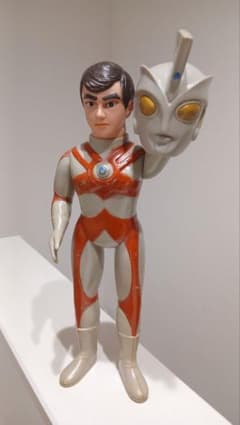 ウルトラマンエース ブルマァク　面取れ　キングサイズ ソフビ フィギュア　当時物 当時物 ブルマァク ウルトラマンエース ウルトラマンA キングサイズ 面