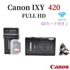CANON キャノン IXY 420F SDカード付 コンデジ 1763 - メルカリ