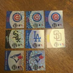 MLB 7-Eleven ホログラムステッカー 8枚セットのサムネイル