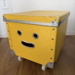 京都IREMONYA キャスター付き収納ファイバーボックス イエロー - メルカリ
