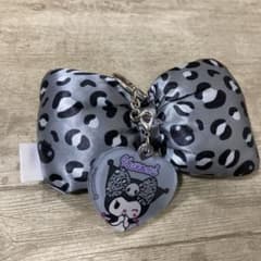 クロミ　ビッグリボンキーホルダー　ヒョウ柄　サンリオのサムネイル