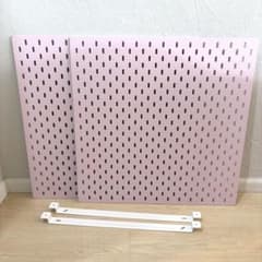 IKEA SKADIS スコーディス 有孔ボード ピンク56x56 cm - メルカリ