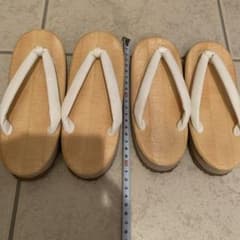 草履 2足セット 白鼻緒 畳風台 和装小物のサムネイル