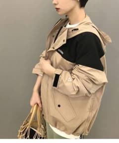 【人気のベージュ】アダムエロペ GERRY マウンテンパーカーのサムネイル
