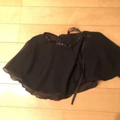 バレエ　ジュニア用黒巻きスカート　週末のみお値下げ中のサムネイル