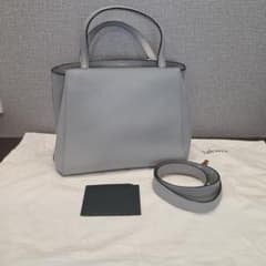 Valextra ハンドバッグ ライトグレー　トリエンナーレ
