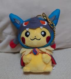 メガポンチョ ルカリオ ピカチュウ ぬいぐるみ キーチェーンのサムネイル