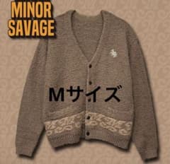 SHOWMINORSAVAGE ジャガードカーディガン　ショーマイナーサベージ SHOWMINORSAVAGE ジャガードカーディガン ショーマイナーサベージ