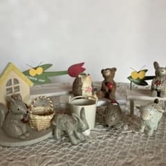 ミニチュア動物　小物　フィギュアセットのサムネイル