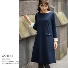 美品☆tocco closet（トッコクローゼット）パール装飾ワンピースのサムネイル