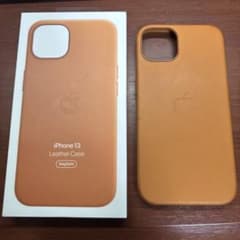 iPhone13 純正レザーケース　ブラウンのサムネイル