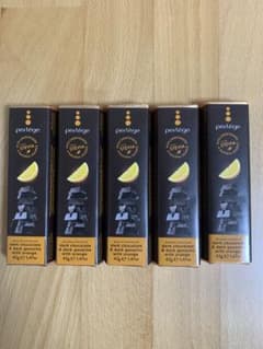 〈ペルレージュ〉ステビア ダークチョコ&オレンジガナッシュ 5本のサムネイル