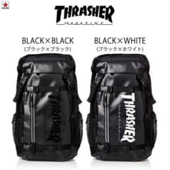 THRASHER クラッシャー リュック(ブラック×ホワイト)のサムネイル