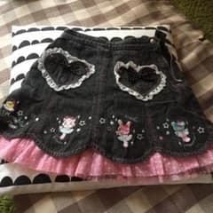 値下げ♡メゾピアノ デニムスカート120♡のサムネイル