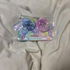 スティッチ＆エンジェル 缶バッジセット Happyくじのサムネイル