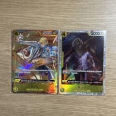 ワンピースカード　サンジ　スーパーレアパラレルのサムネイル