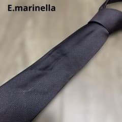 E.marinella マリネッラ セッテピエゲ ネクタイ ブラウン ネイビー