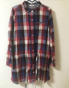 チェックシャツ シャツワンピースのサムネイル