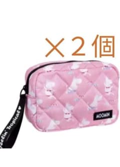 sweet 7月号付録　トロピカルムーミンのバカンスポーチ　2個セットのサムネイル