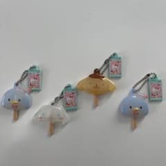 サンリオキャラクターズ アイスキャンディーキーホルダー 4個セットのサムネイル