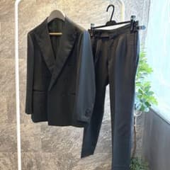 ナノユニバース別注 リングジャケット ダブルセットアップ秋冬 ダーク